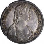 HUNGARY. Taler, 1745-KB. Kremnitz Mint. Maria Theresa (1740-80). NGC EF Details--Tooled.