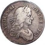 1671年英国克朗银币，PCGS VF20，#43877719