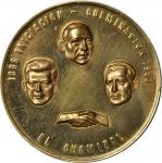 MEXICO. Recovery of Chamizal Gold Medal, 1963. ALMOST UNCIRCULATED.