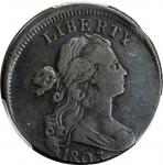 1803 Draped Bust Cent. S-251. Rarity-2. Small Date, Small Fraction--Struck 3% Off Center--VF Details
