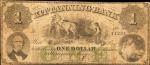 Kittanning, Pennsylvania. Kittanning Bank. May 15, 1861. $1. Very Good.
