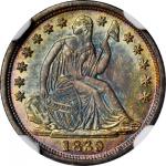 1839-O Liberty Seated Half Dime. No Drapery. MS-67+ (NGC).