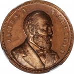 1880 James A. Garfield Medal. DeWitt-JG 1880-12. Copper. 26 mm. MS-63 RB (NGC).