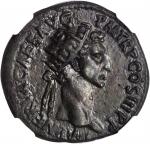 NERVA, A.D. 96-98. AE Dupondius (13.00 gms), Rome Mint, ca. A.D. 97. NGC AU, Strike: 5/5 Surface: 3/