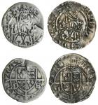 Henry VII (1485-1509), Pennies (2), Durham under Bishop Sherwood, Sovereign type IIb, 0.64g, m.m. no