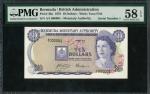 BERMUDA, Bermuda Monetary Authority, $10, 1 April 1978, serial number A/1 000001, signatures Butterf