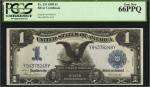 Fr. 233. 1899 $1 Silver Certificate. PCGS Currency Gem New 66 PPQ.
