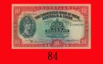 1948年印度新金山中国渣打银行拾员。九成新The Chartered Bank of India, Australia & China, $10, 12/2/1948 (Ma S12), s/n T