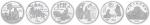 1993年中国古代科技发明发现(第2组)纪念铂币1/4盎司全套5枚 NGC PF 69