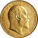 GREAT BRITAIN. Edward VII Gold Matte Proof Set (4 Pieces), 1902. London Mint. All PCGS Gold Shield C