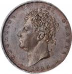 GREAT BRITAIN. Farthing, 1826. London Mint. George IV. NGC PROOF-65 Brown.