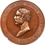 1885 United States Assay Commission Medal. By George T. Morgan. JK AC-28. Rarity-5. Copper. MS-64 BN