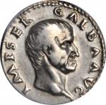 GALBA, A.D. 68-69. AR Denarius, Rome Mint. ICG VF 30.