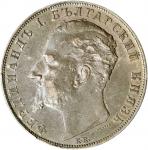 BULGARIA. 5 Leva, 1894-KB. Kremnica Mint. Ferdinand I. PCGS AU-53 Gold Shield.