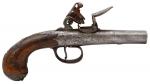 Small flintlock waistcoat pistol, British, ca. 1740s, marked with makers FARMER and GALTON and crown