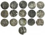 Edward I (1272-1307), Pennies, class 4, London (16), class 4a (6), 1.25g, 1.33g, 1.14g, 1.30g, 1.37g