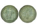 1900年B大不列颠（英国）银币一圆，NGC XF DETAILS，有戳记，Frank Rose藏品，稀少