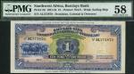 Barclays Bank (Dominion, Colonial and Overseas), Southwest Africa, £1, 1 January 1951, serial number