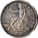 1878-S Trade Dollar. EF Details--Cleaned (NGC).