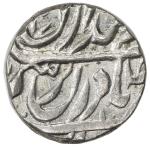 MALER KOTLA: Mahbub Ali Khan 40Sube41， 1845-1859， AR rupee 4010。93g41， 34Sahrind34， ND， Cr-20， 6-pet