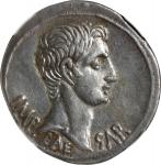 AUGUSTUS, 27 B.C.- A.D. 14. AR Cistophorus (11.82 gms), Ephesus Mint, ca. 25-20 B.C. NGC EF, Strike: