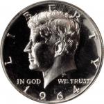 1964 Kennedy Half Dollar. Accented Hair. Proof-67 (NGC).