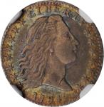1794 Flowing Hair Half Dime. LM-4. Rarity-4. EF Details--Obverse Scratched (NGC).