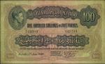 East African Currency Board, 100 shillings, Nairobi, 1 June 1939, serial number B/3 49209, lilac and