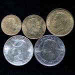 MONACO モナコ Lot of Silver & Minor Coins 銀貨含むマイナー各種 返品不可 要下見 Sold as is No returns AU~UNC