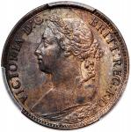 1884与1901年大英帝国法寻、半便士铜币各一枚，均PCGS MS62BN-NS64RB（2）