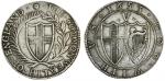 Commonwealth (1649-60), Crown, 30.07g, 1653, m.m. sun, ns over inverted ns in legend, shield of Engl