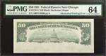 Fr. 2120-G. 1981 $50 Federal Reserve Note. Chicago. PMG Choice Uncirculated 64. Obstructed Printing 