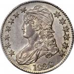 1828 Capped Bust Half Dollar. O-119. Rarity-3. Square Base 2, Small 8s, Small Letters. AU-53 (PCGS).