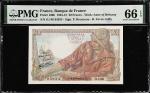 FRANCE. Lot of (2). Banque de France. 5 Nouveaux Francs & 20 Francs, 1945-65. P-100b & 141a. PMG Abo