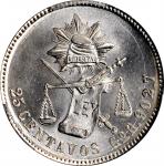 MEXICO. 25 Centavos, 1889-Go R. Guanajuato Mint. PCGS MS-66+ Gold Shield.