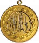 Undated (1895 or later) Nationaler Schuetzen Bund von Amerika Award Medal. Plated White Metal. 35 mm