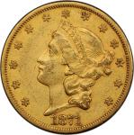 1871-CC自由女神像双鹰金币 PCGS XF 40 1871-CC Liberty Head Double Eagle