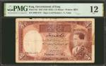 IRAQ. Government of Iraq. 1/2 Dinar, 1931 (ND 1935). P-8d. PMG Fine 12.