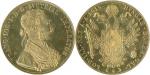 Austria; 1915, restrike,  Gold coin 4 Ducat, KM#2276, weight 13.96 g, 0.986 gold, 0.4427 oz AGW, UNC