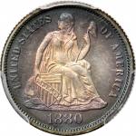 1880 Liberty Seated Dime. Proof-68 (PCGS). CAC.