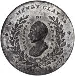 1844 Henry Clay. DeWitt-HC-1844-10. White Metal. 37 mm. MS-61 (NGC).