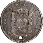 GUATEMALA. 8 Reales, 1768-G P. Guatemala Mint. Charles III. PCGS Genuine--Holed, VF Details.