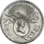 1832 Philadelphia Civic Procession Medal. Original. Musante GW-130, Baker-160A. White Metal. AU-58 (