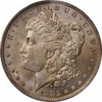 1882-O/S Morgan Silver Dollar. Strong. MS-64 (PCGS).