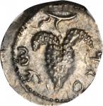 JUDAEA. Bar Kochba Revolt, 132-135 C.E. AR Zuz (3.12 gms), Jerusalem Mint, Attributed to Year 3 (134