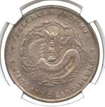 Szechuan Province 四川省: Silver Dollar, ND (1901-1908) (KM Y238; L&M 345). In NGC holder graded AU58. 