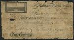 Halifax Bank, (Frans. & Wm. Ingram & Co.), 1 Guinea, 27 November 1807, black and white, long facade 