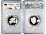 2014年精制（P版）澳大利亚纪念银币——浮雕鹰，面值8美元，重量5盎司