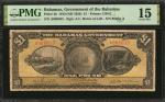 BAHAMAS. Government of the Bahamas. 1 Pound, 1919 (ND 1924). P-4b. PMG Choice Fine 15.