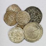 Group Lots - World Coins，HALIN etc.: LOT of 7 silver coins, Halin: SET of 5 (4 different) versions o